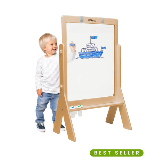 Peek-A-Boo Adjustable Height Art Easel