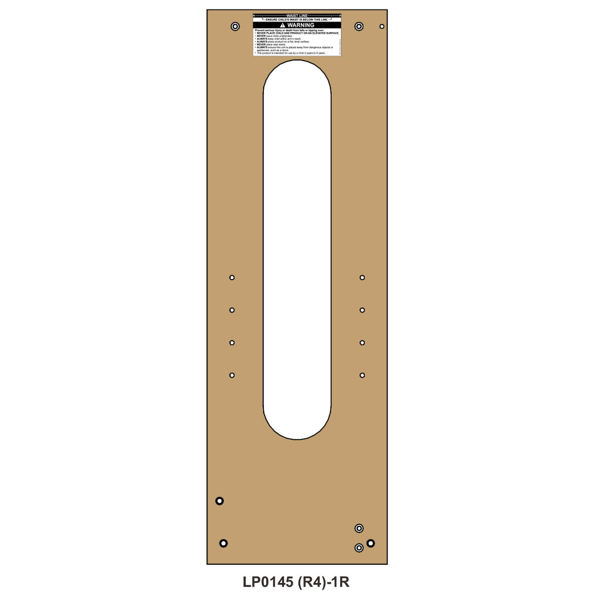 Explore 'N Store Learning Tower® (R4) - Part #1R - Right Panel