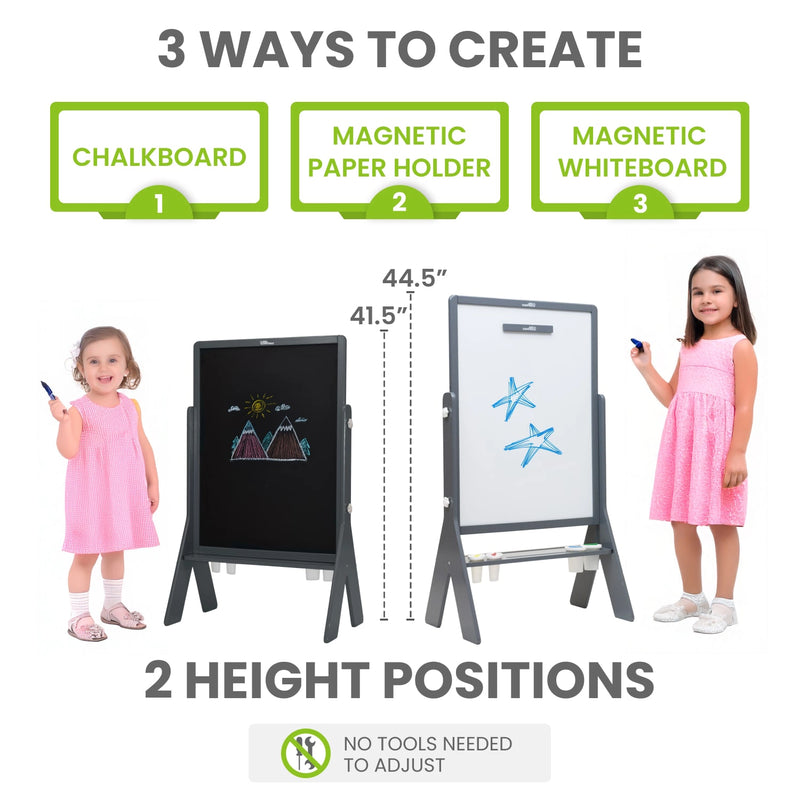 Dry Erase and Chalkboard Easel