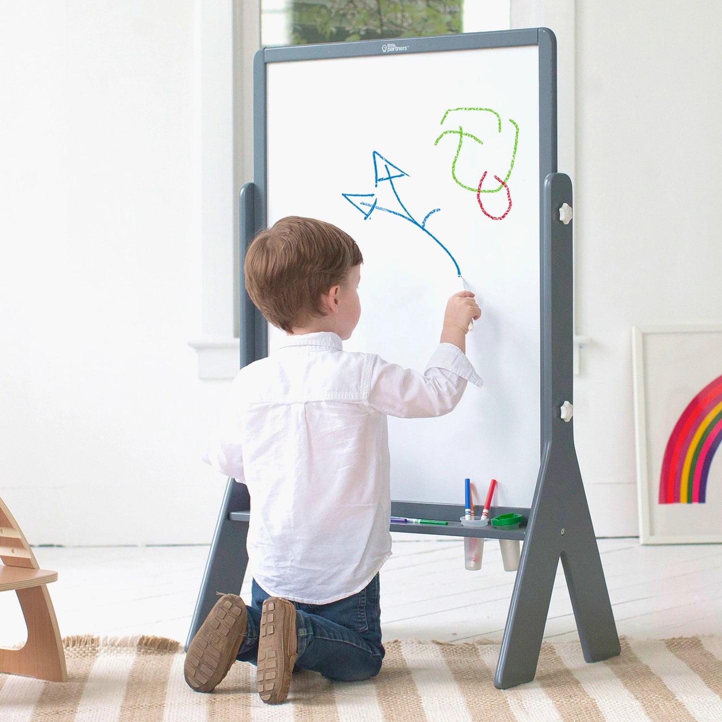 Dry Erase and Chalkboard Easel