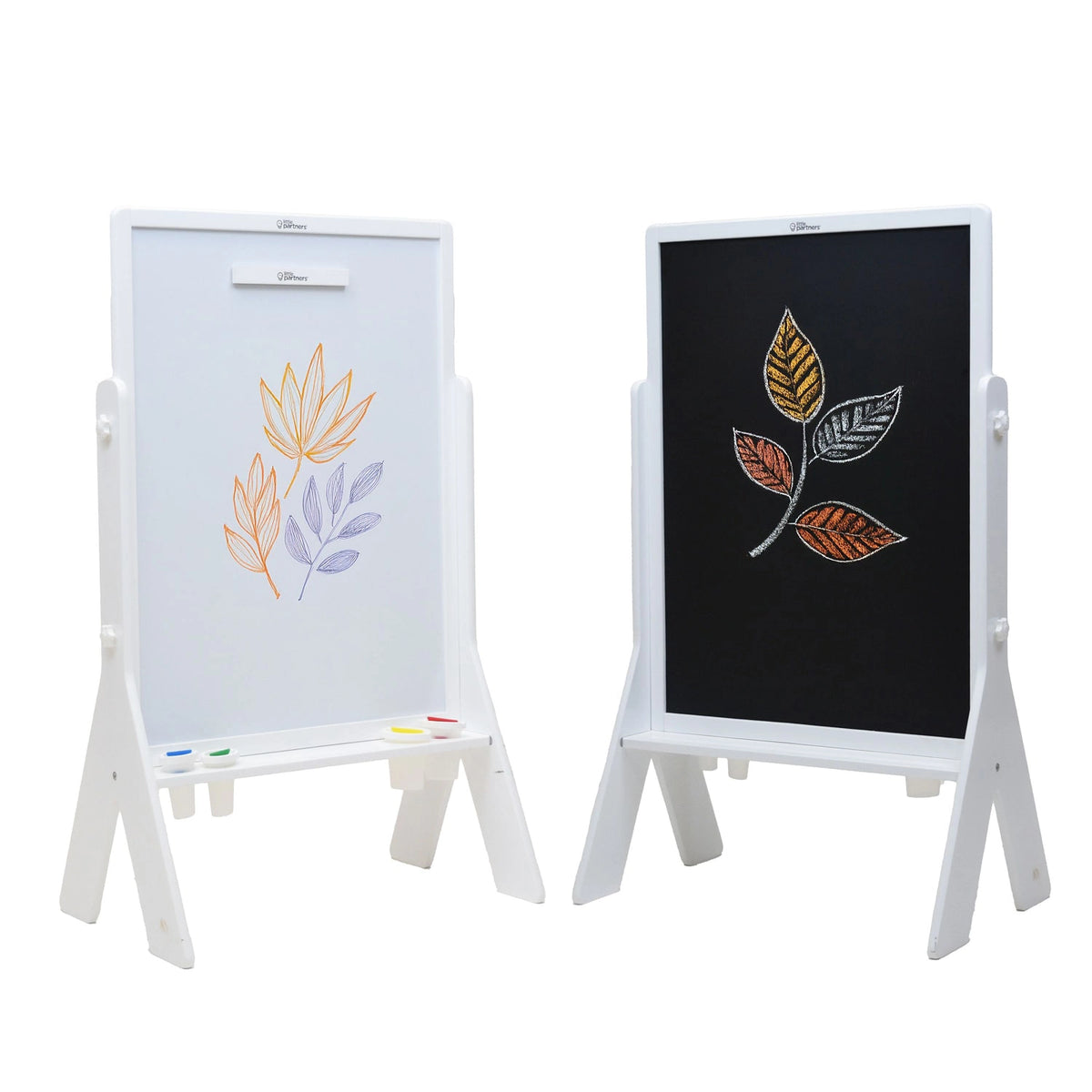Whiteboard and Chalkboard Easel for Kids