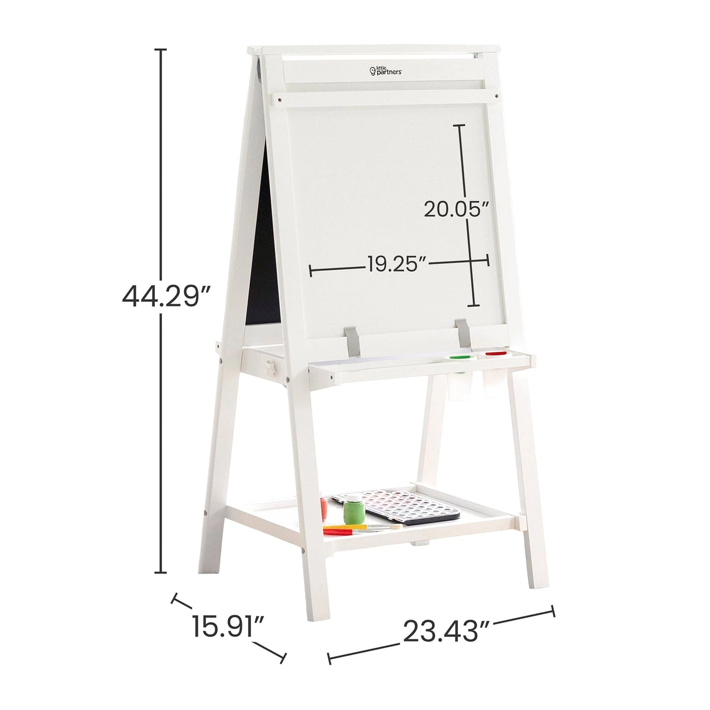 Folding easel for toddlers