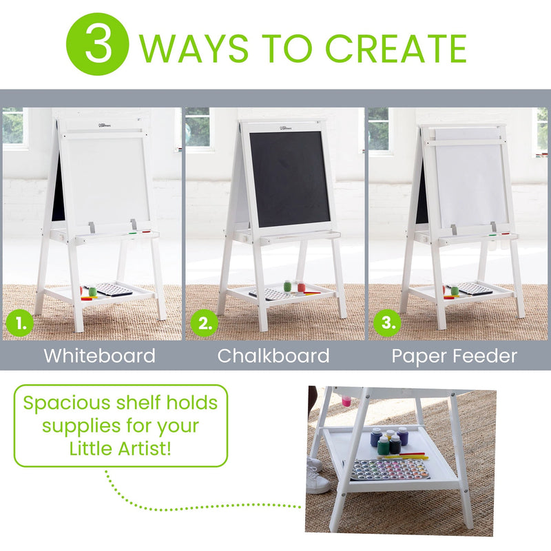 Folding easel for toddlers