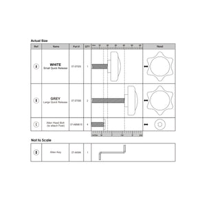 Grow 'N Stow Learning Tower (LP0171) - Hardware Kit