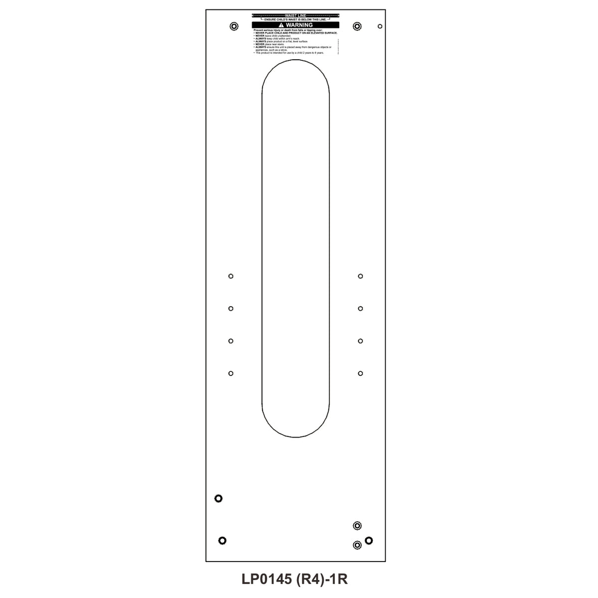 Explore 'N Store Learning Tower® (R4) - Part #1R - Right Panel