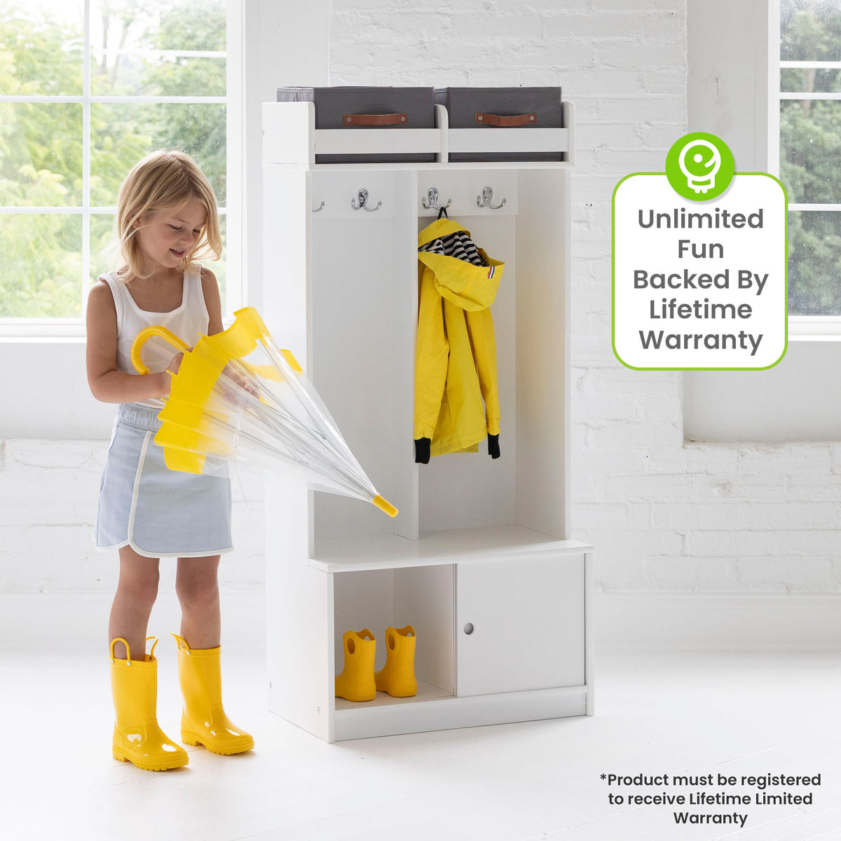 Locker with cubbies