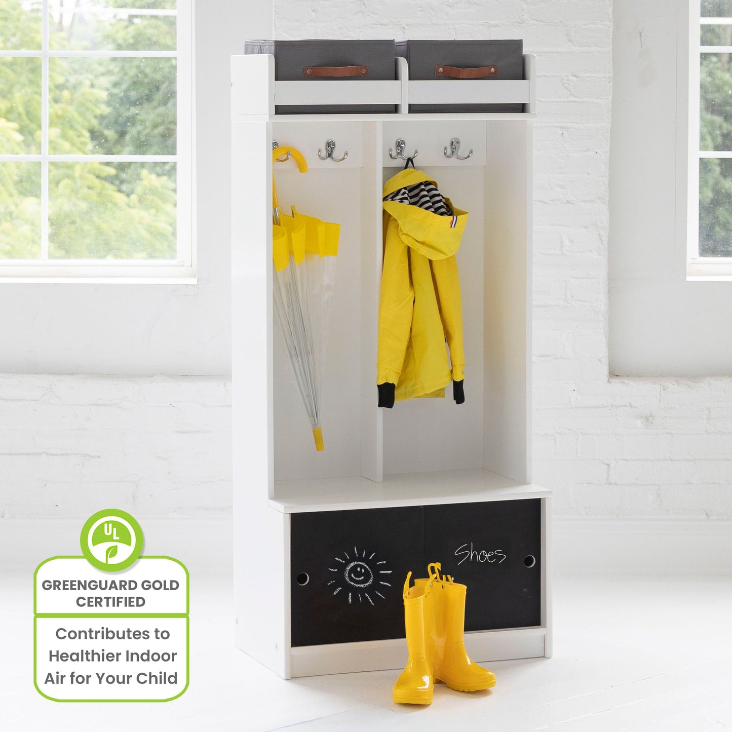 Locker with cubbies