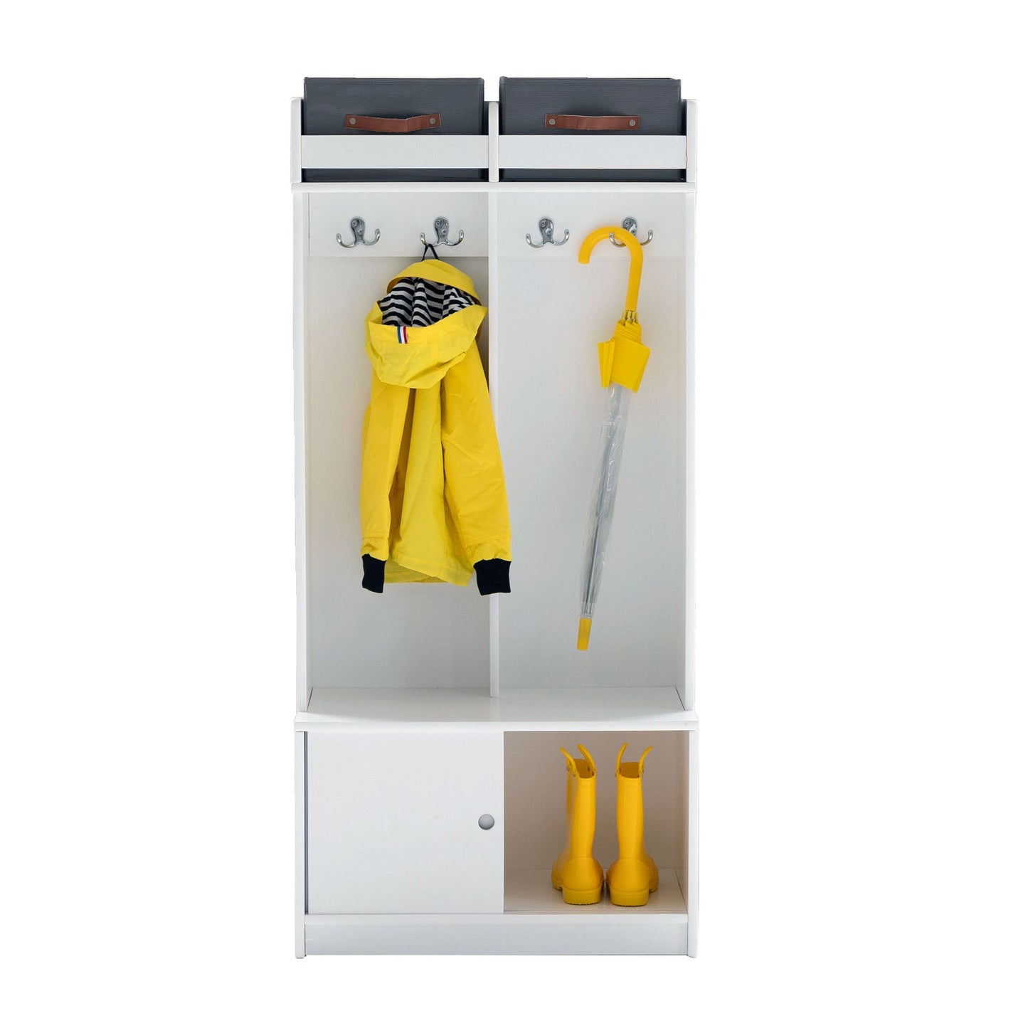 Locker with cubbies