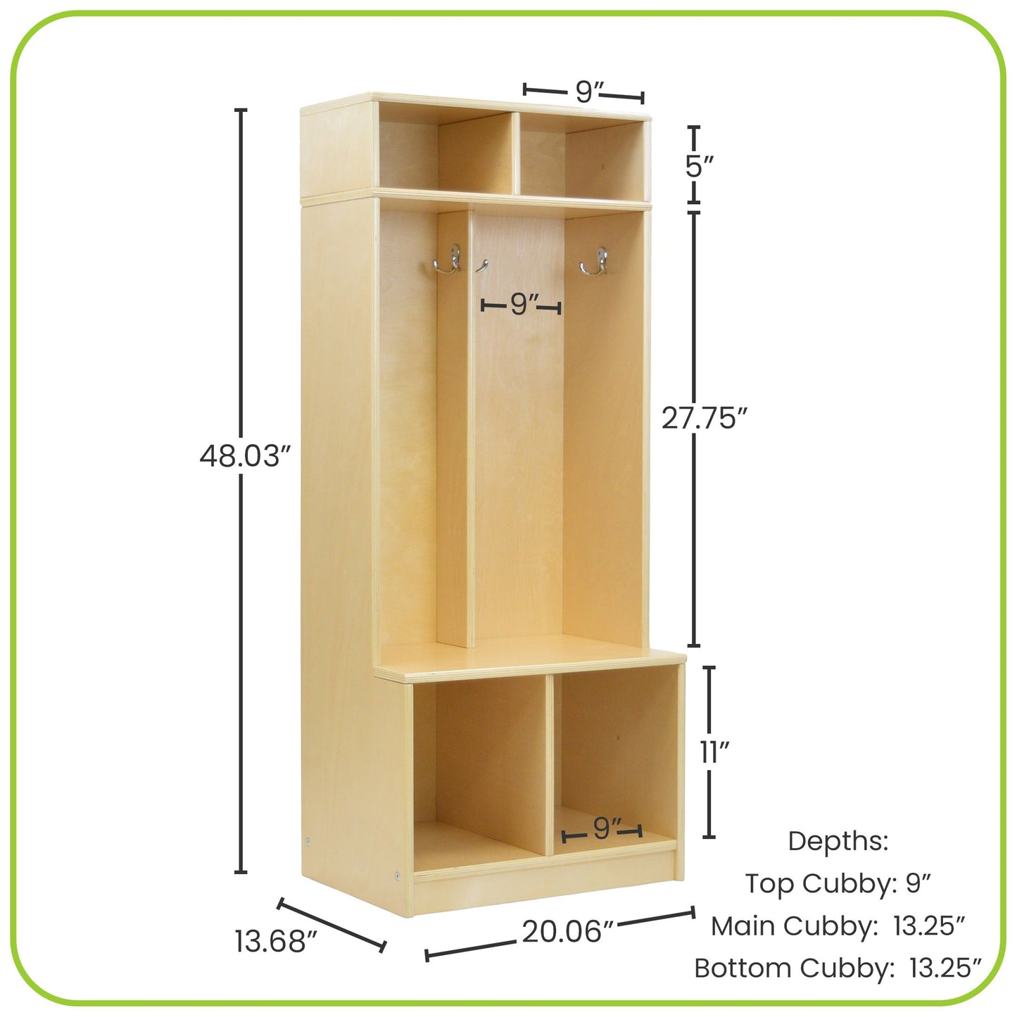 Kids Cubby Storage for Home