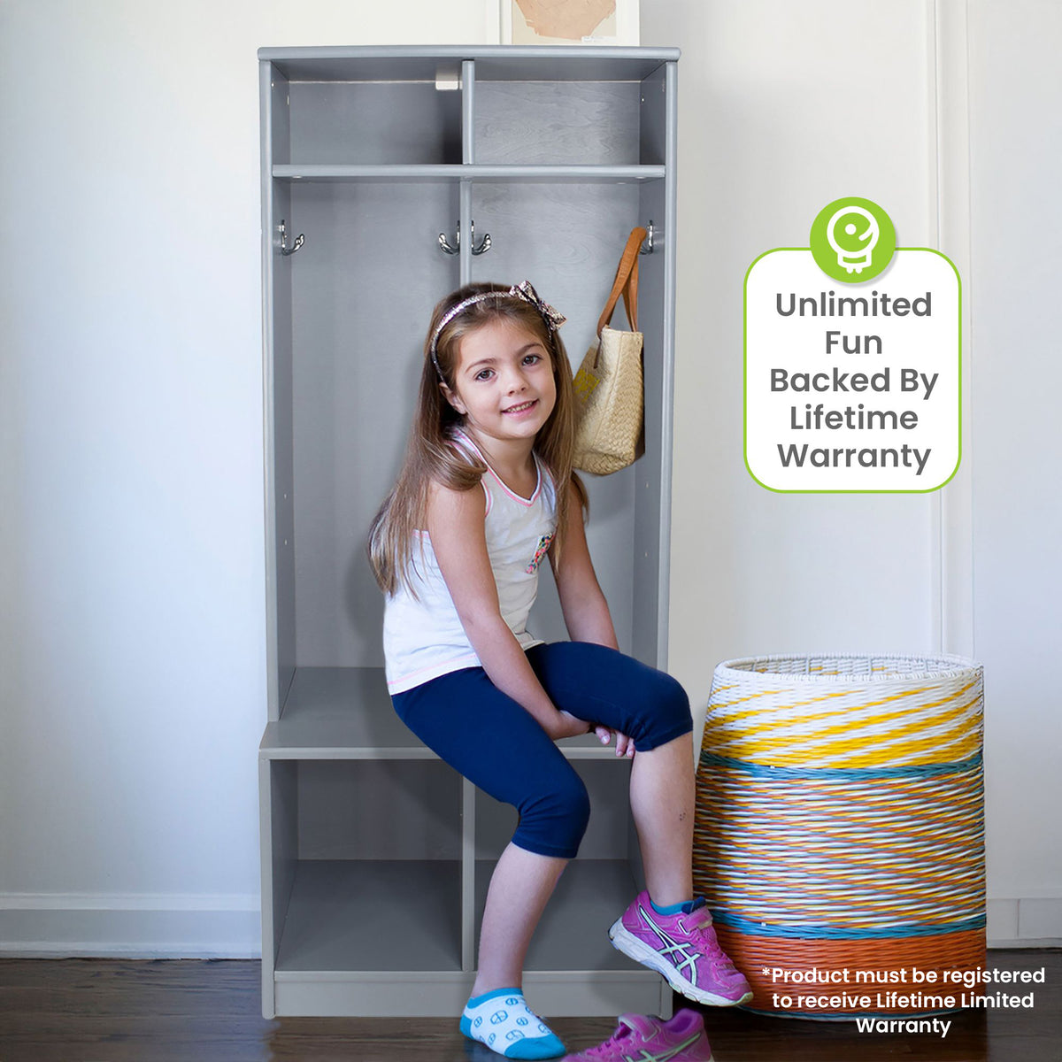 Storage cubbies for kids