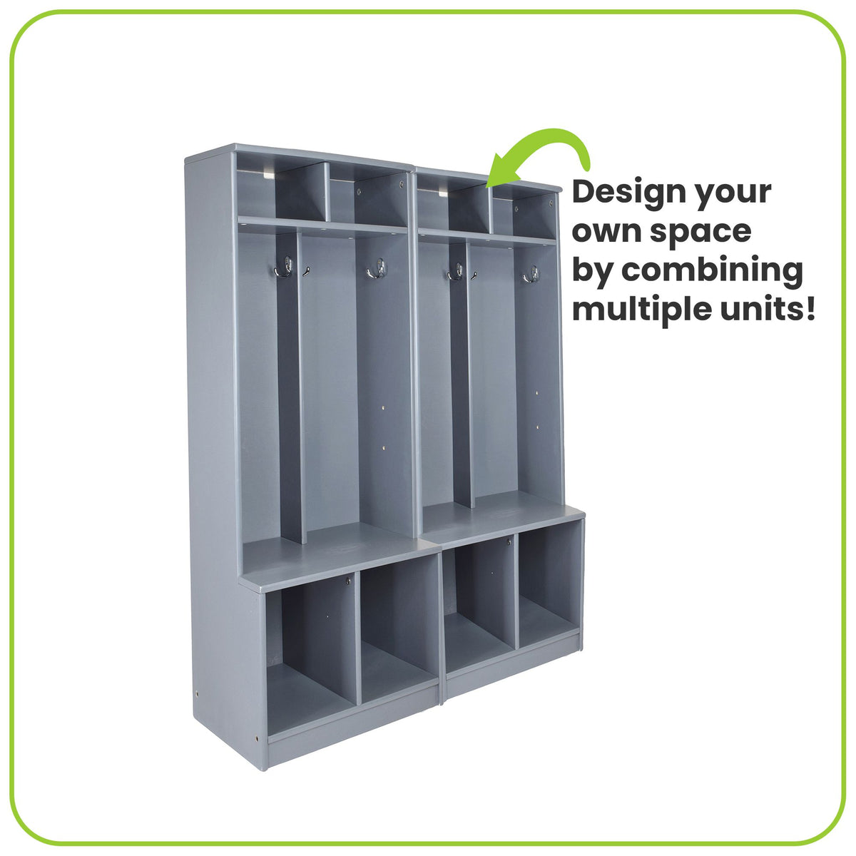 Storage cubbies for kids