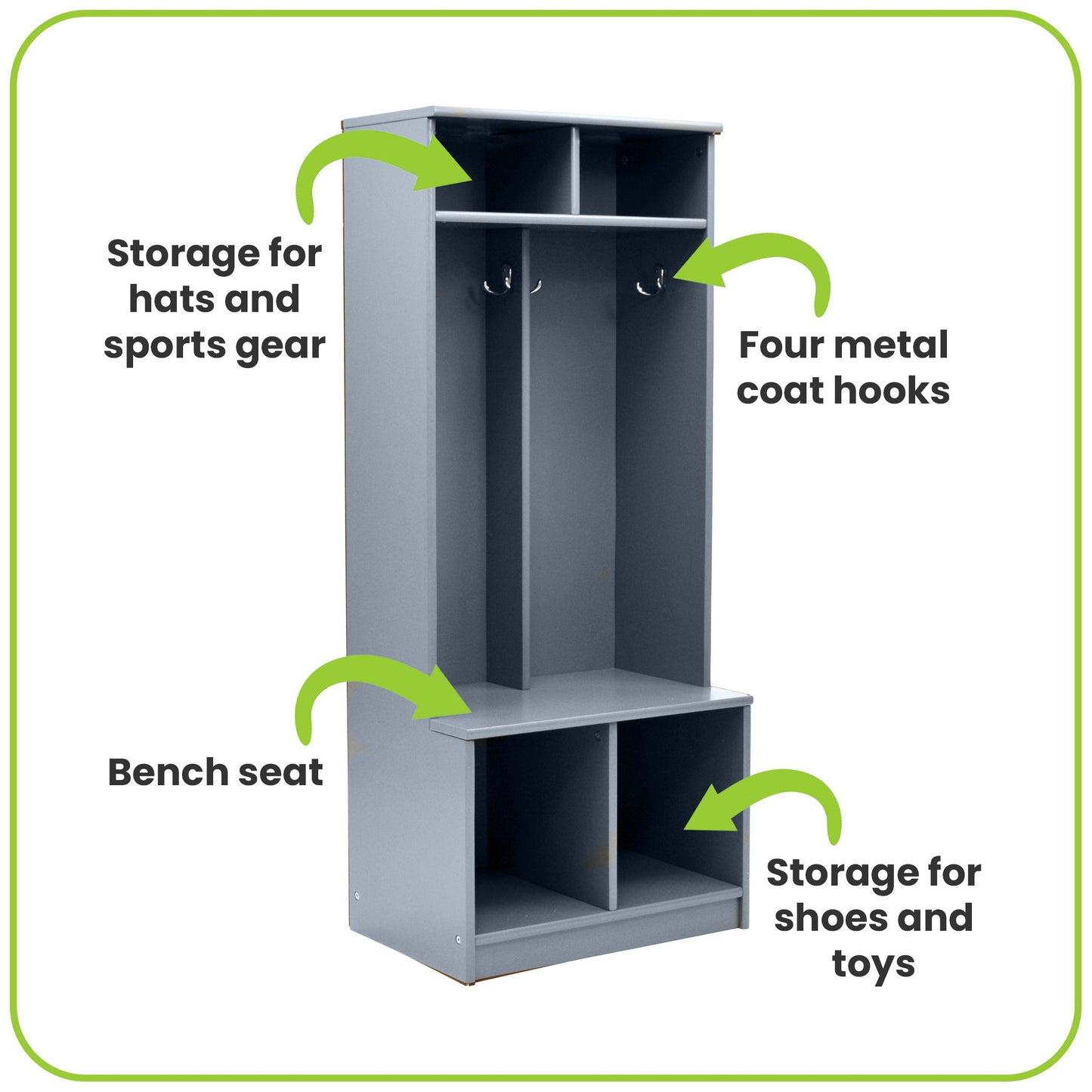 Storage cubbies for kids