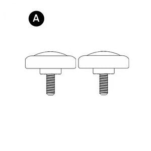 EZ Fold 'N Grow Learning Tower - Quick Release A (short) - Part # LP0172-A