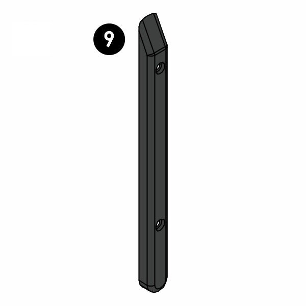 EZ Fold 'N Grow Learning Tower - Replacement Side Rail - Part # LP0172-9