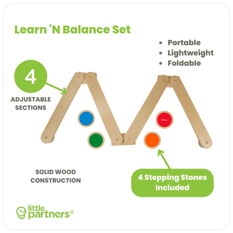 Montessori Toddler Balance Beam and Stepping Stones