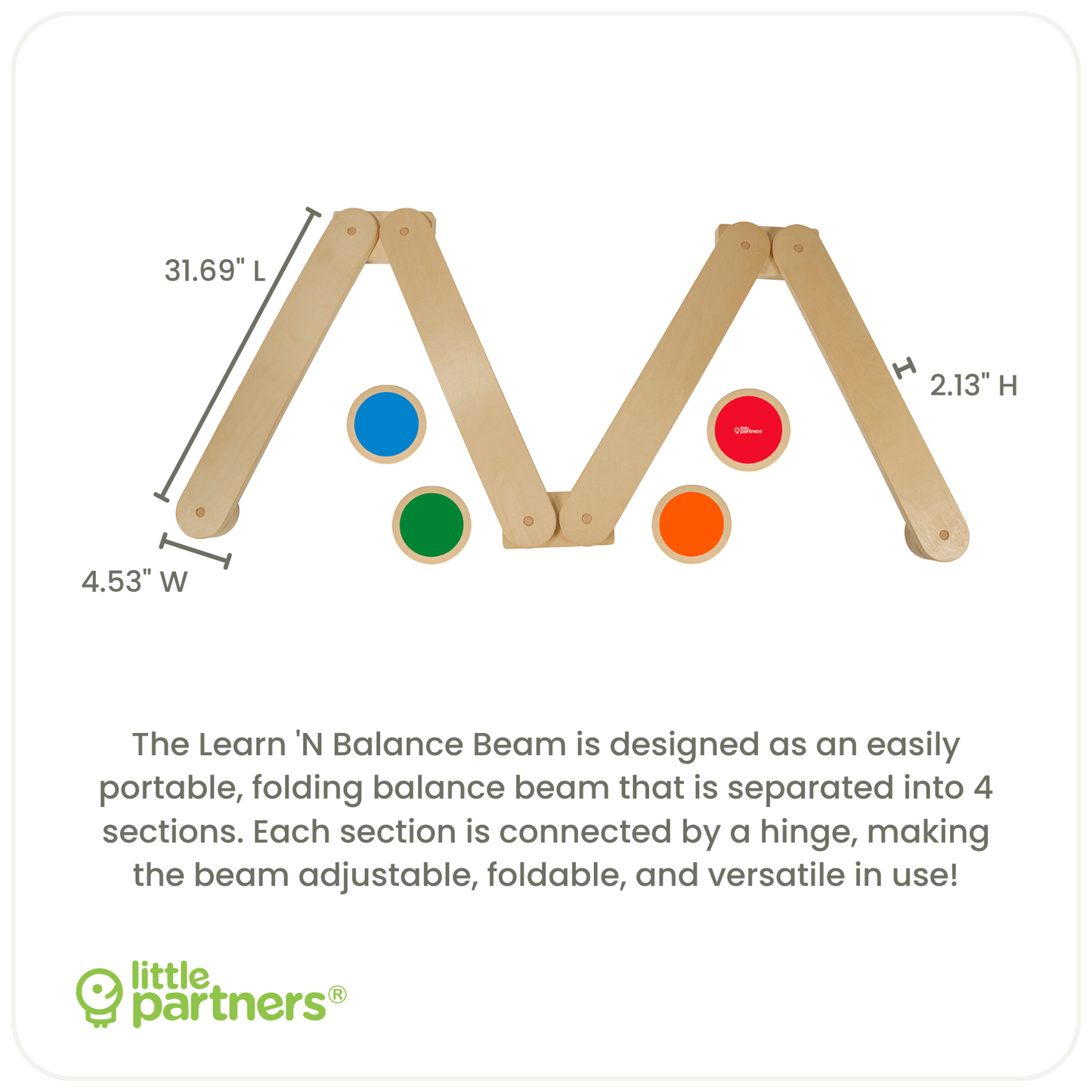 Montessori Toddler Balance Beam and Stepping Stones