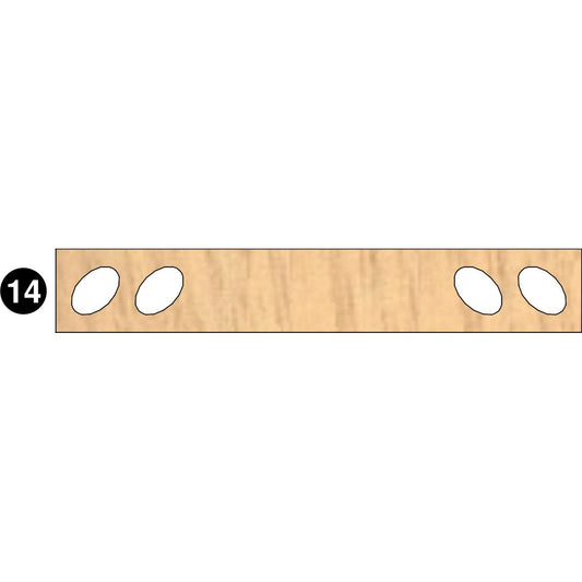 Deluxe Learn and Play Art Center - LP0280 (R1) - Tray bottom panel with cutout - Part #14