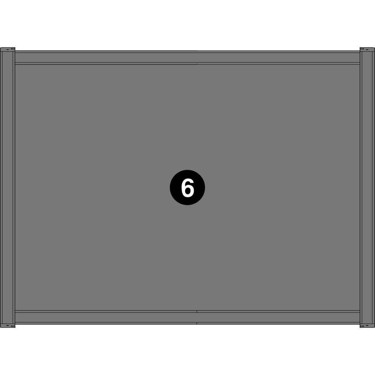 Deluxe Learn and Play Art Center - LP0280 (R1) - Bottom Shelf - Part #6